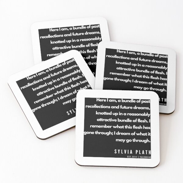 Item preview, 75  Sylvia Plath Quotes  190604   designed and sold by MorallyGrayand.