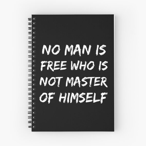 Item preview, No Man Is Free Who Is Not Master Of Himself designed and sold by mystylecorner.