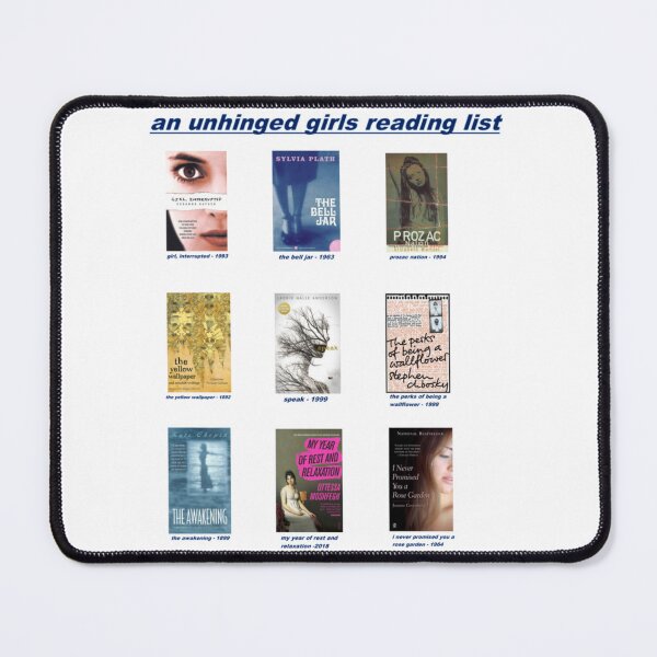 Item preview, an unhinged girls reading list design   designed and sold by MorallyGrayand.