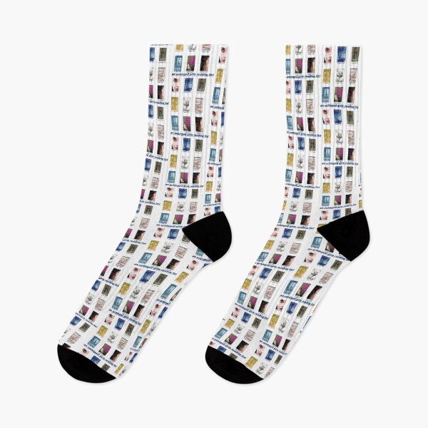 Item preview, an unhinged girls reading list design   designed and sold by MorallyGrayand.