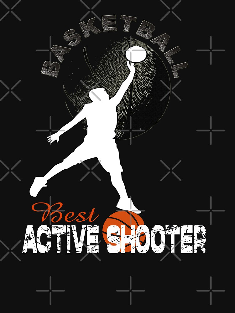  Active Shooter Basketball Lovers Men Women T-Shirt : Clothing,  Shoes & Jewelry