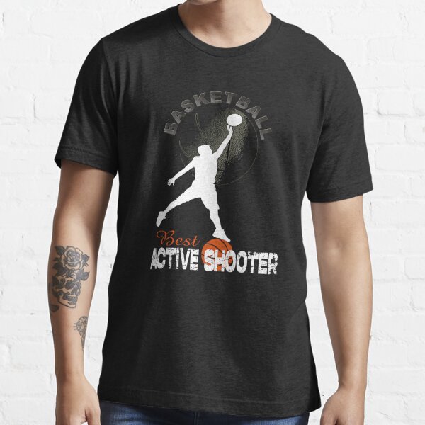  Active Shooter Basketball Lovers Men Women T-Shirt : Clothing,  Shoes & Jewelry