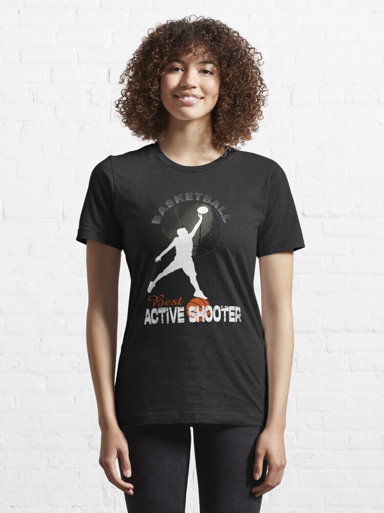  Active Shooter Basketball Lovers Men Women T-Shirt : Clothing,  Shoes & Jewelry