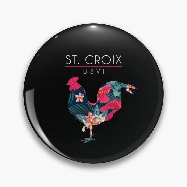 Item preview, St. Croix USVI Flower Hibiscus Chicken Lover Souvenir designed and sold by grendelfly73.