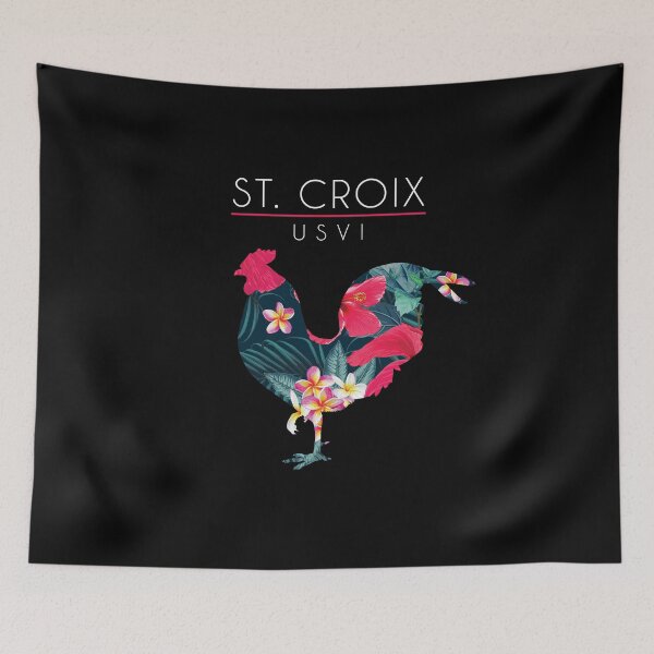 Item preview, St. Croix USVI Flower Hibiscus Chicken Lover Souvenir designed and sold by grendelfly73.