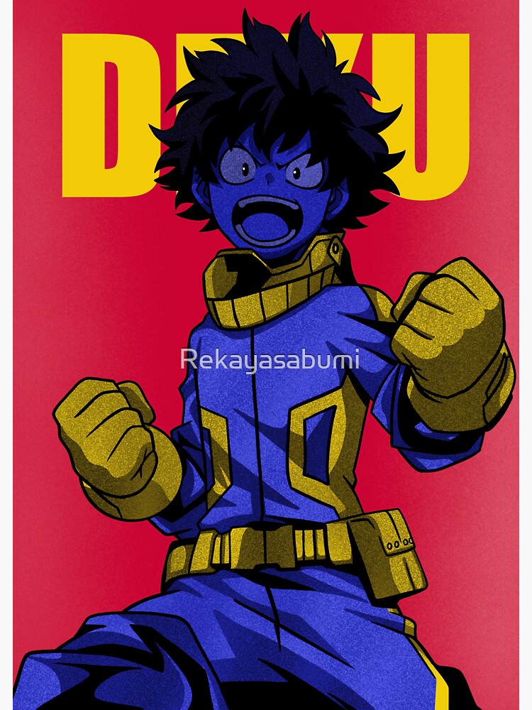 Deku My Hero Academia Sticker For Sale By Rekayasabumi Redbubble