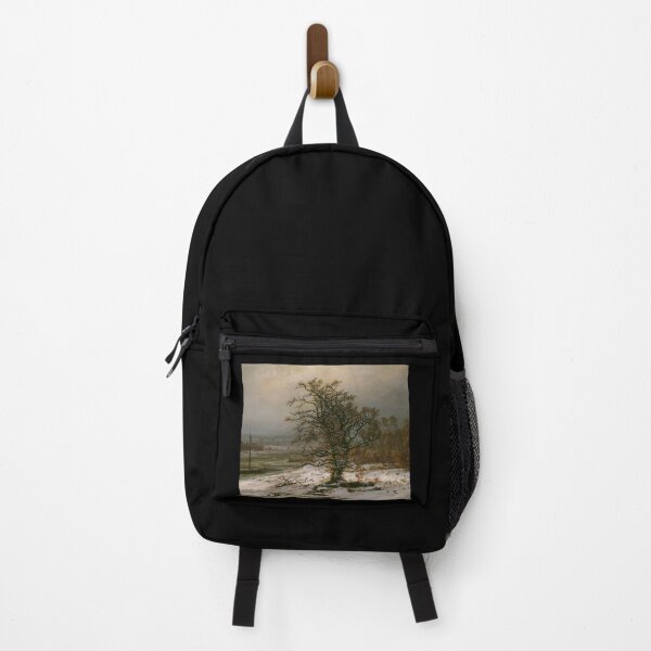 Item preview, Winter scenery - Oak Tree by the Elbe in Winter by Johan Christian Dahl designed and sold by AR-shop.