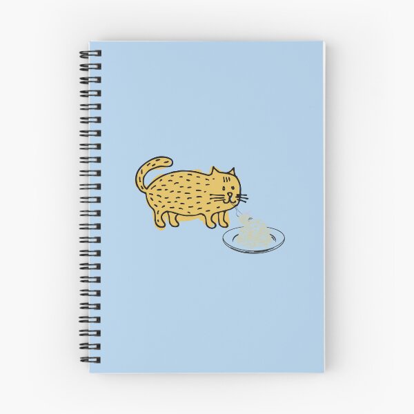 Item preview, Funny Cat Eating Spaghetti designed and sold by fatydesignspace.