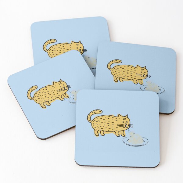 Item preview, Funny Cat Eating Spaghetti designed and sold by fatydesignspace.