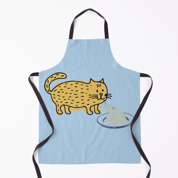 Item preview, Funny Cat Eating Spaghetti designed and sold by fatydesignspace.