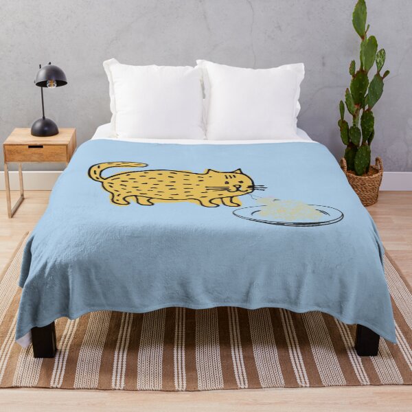 Item preview, Funny Cat Eating Spaghetti designed and sold by fatydesignspace.