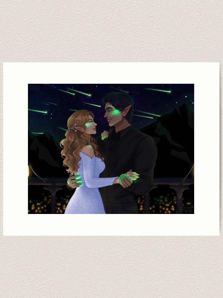 Alternate view of Starfall - Feysand Art Print
