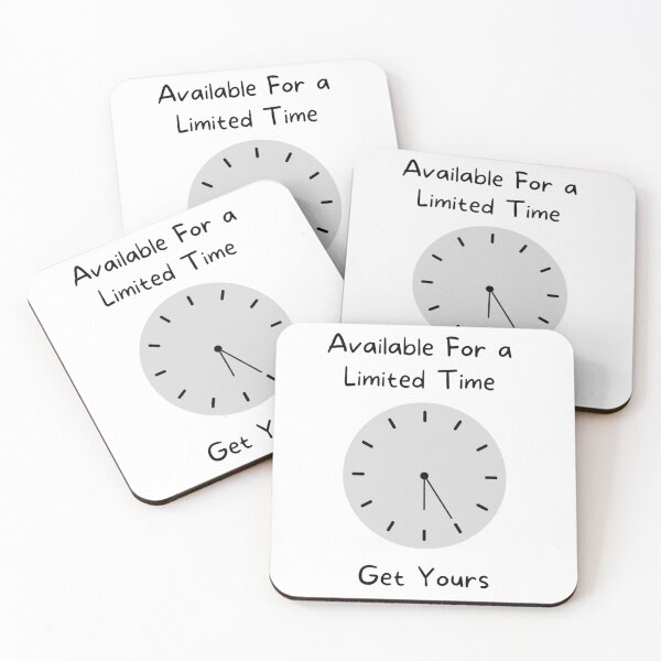 Item preview, Available For a Limited Time Get Yours designed and sold by noha alzohbi.