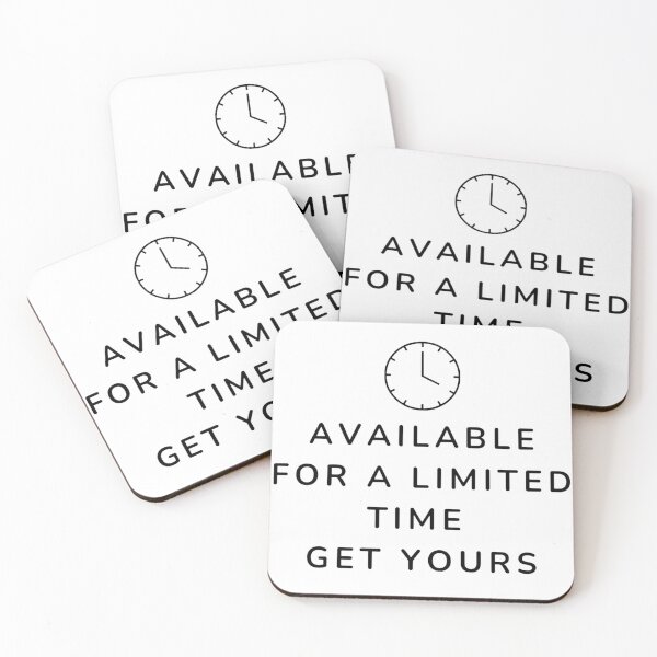 Item preview, Available For a Limited Time Get Yours designed and sold by noha alzohbi.