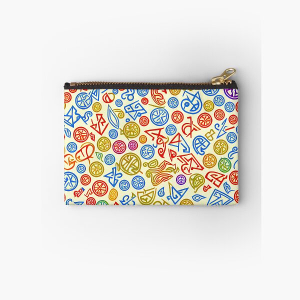 Item preview, Abstract esoteric Symbol Colorful tiled pattern designed and sold by zotilus.