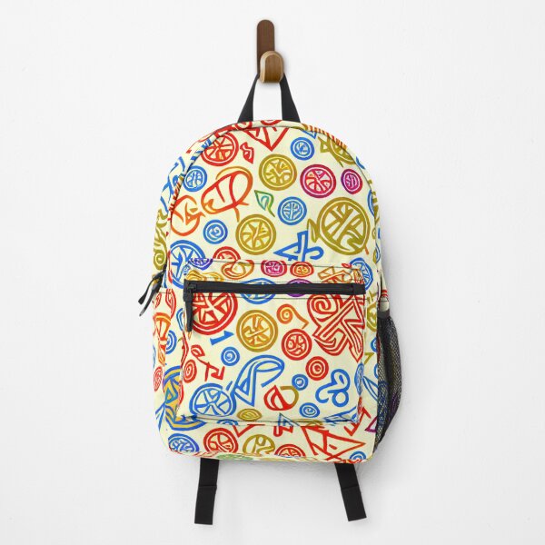 Item preview, Abstract esoteric Symbol Colorful tiled pattern designed and sold by zotilus.