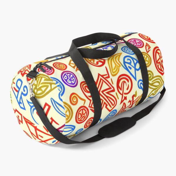 Item preview, Abstract esoteric Symbol Colorful tiled pattern designed and sold by zotilus.