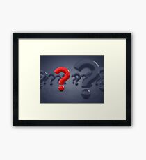 Solution concept Framed Print