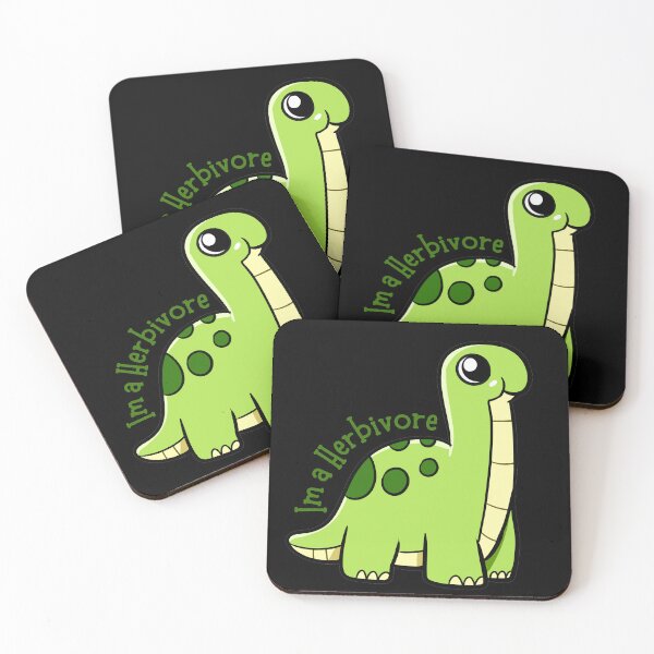 Item preview, "I'm A Herbivore" Dinosaur designed and sold by art-and-sticker.