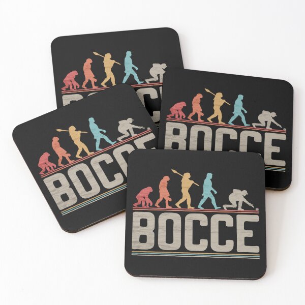 Item preview, Bocce Evolution of Man Vintage Petanque Funny Bocce Ball designed and sold by grinta2021.