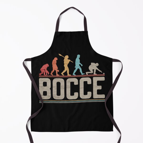 Item preview, Bocce Evolution of Man Vintage Petanque Funny Bocce Ball designed and sold by grinta2021.