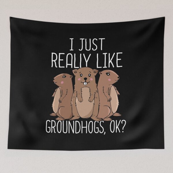 Item preview, I Just Really Like Groundhogs Gift Kids Groundhog designed and sold by DSWShirts.