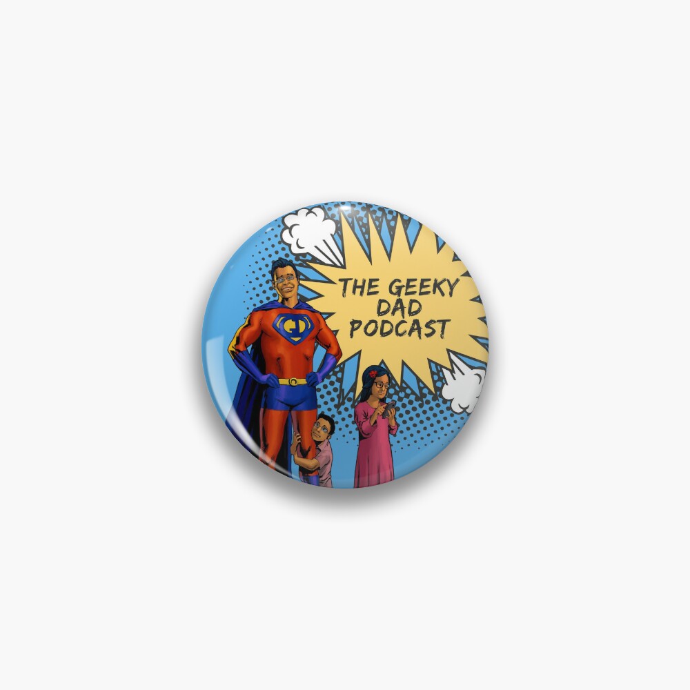 Item preview, Pin designed and sold by TheGeekyDad.