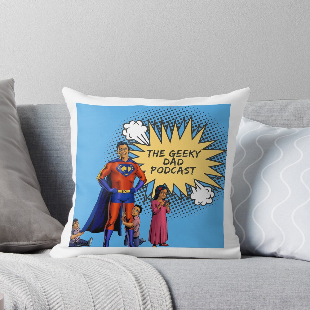 Item preview, Throw Pillow designed and sold by TheGeekyDad.