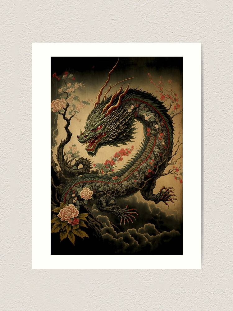 Vintage Japanese Dragon 