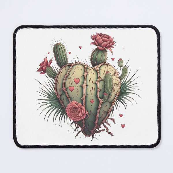 Item preview, cactus heart designed and sold by noirshop.