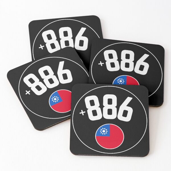Item preview, TAIWAN country code +886 badge designed and sold by LeddsoDello.