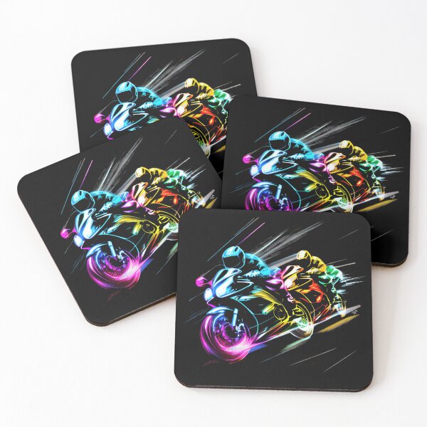 Item preview, Motorcycle Bikers Speeding Artistic #5 designed and sold by Tellingmoon.