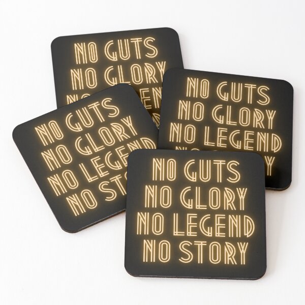 Item preview, No guts no glory no legend no story designed and sold by We Grow.