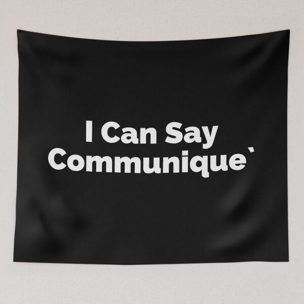 Item preview, I Can Say Communique designed and sold by art-and-sticker.