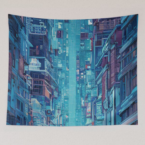 Item preview, Futuristic Cityscape No4 designed and sold by angelisart.