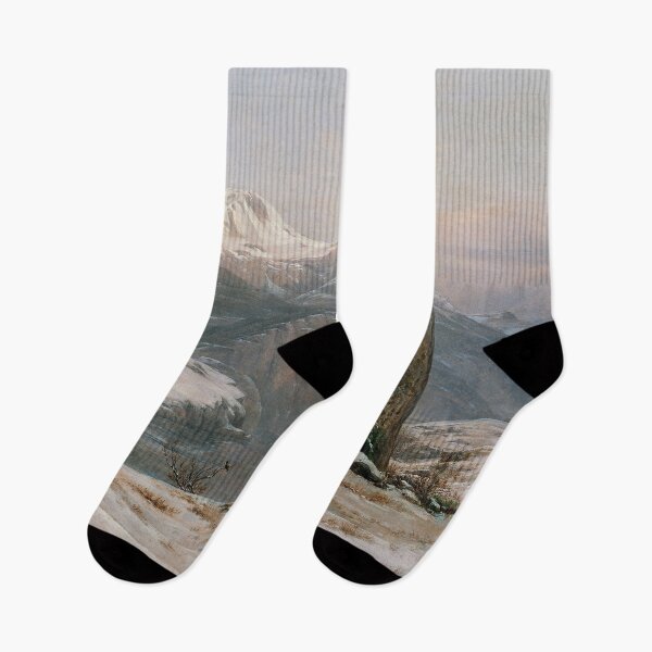 Item preview, Winter scenery - Winter at the Sognefjord by Johan Christian Dahl designed and sold by AR-shop.