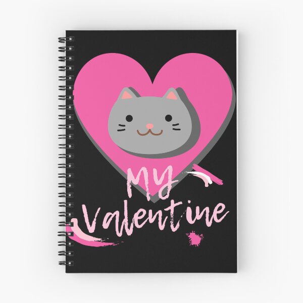Item preview, My Valentine Kitty Cat Lovers with Pink Heart designed and sold by apathecary.