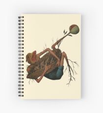 Demon from "The Fall of the Rebel Angels" by Pieter Bruegel the Elder (3) Spiral Notebook