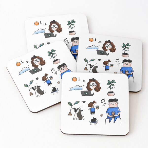 Item preview, Sunshine with family and pets designed and sold by Coffread.