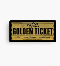 The Golden Ticket Canvas Print