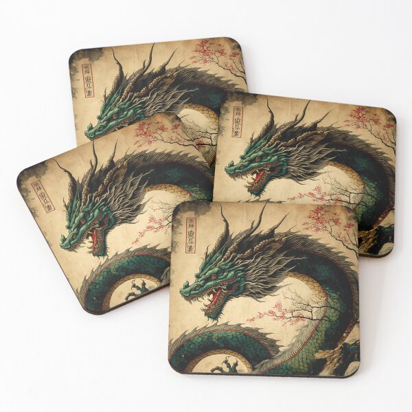 Item preview, Vintage Japanese Dragon  designed and sold by Vanover Designs.