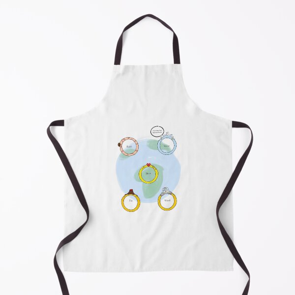 Item preview, Five Planeteer Rings! designed and sold by PeachyArtMage.