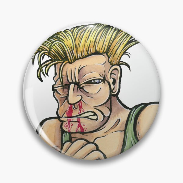 Item preview, Guile Street Fighter 2 "You Lose" designed and sold by Muscles&Mullets.