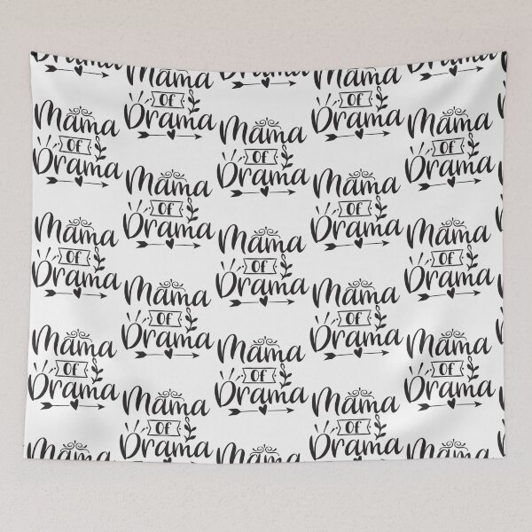Item preview, Mama of Drama with arrow and heart   designed and sold by LucasytMaverick.