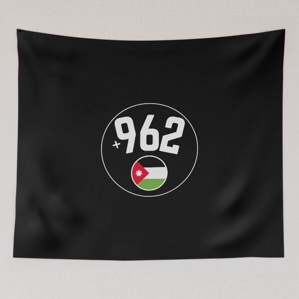 Item preview, JORDAN country code +962 badge designed and sold by LeddsoDello.