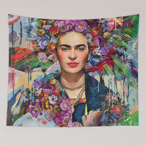 Item preview, Frida Kahlo pop art designed and sold by Helt-Sort.