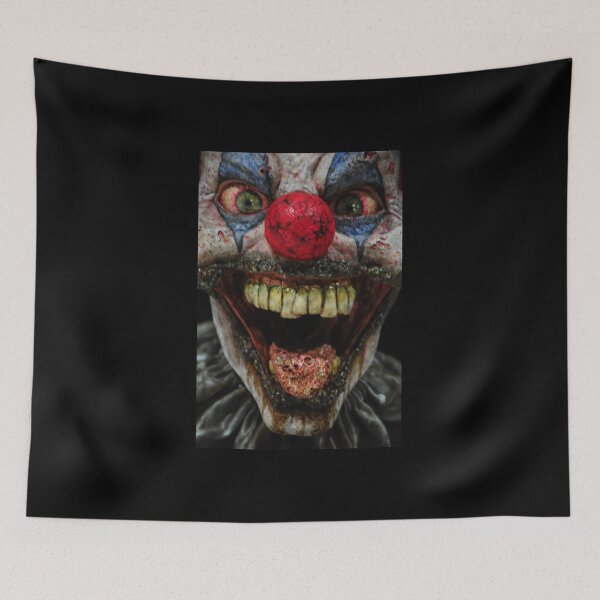 Item preview, Angry, Ugly, Open Mouth, Rotting Tongue, Nightmarish Clown designed and sold by JLFXCreations.