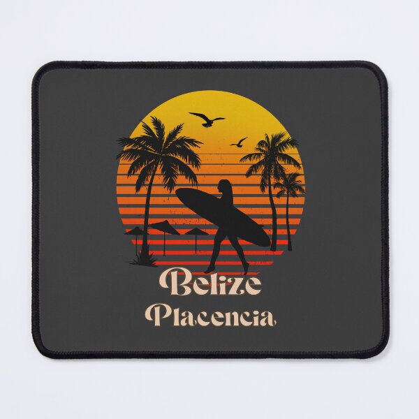Item preview, Belize Placencia retro sunset palm trees designed and sold by TipTopTapo.