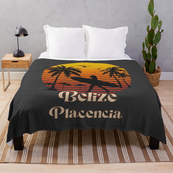 Item preview, Belize Placencia retro sunset palm trees designed and sold by TipTopTapo.
