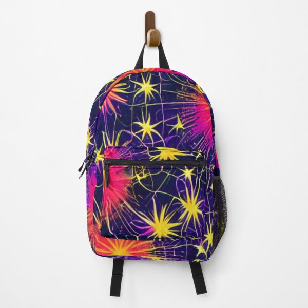 Item preview, Fire Works Pattern with Red Yellow and Black designed and sold by HanaiPrint.